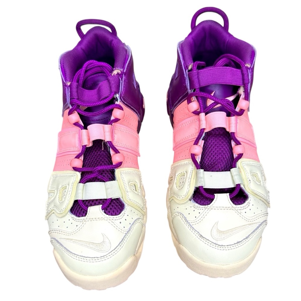 Nike Air More Uptempo GS Lucky Charms Sneakers Shoes SZ 7 Youth, 8.5 Women’s - Picture 2 of 11